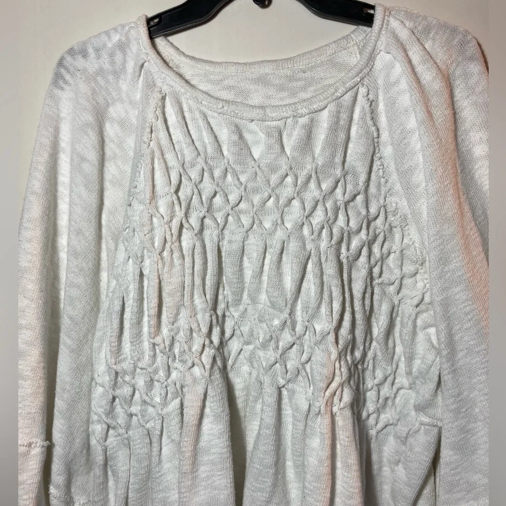 Free People We the Free Snowbell Oversized Balloon Sleeve Top Small/XSmall